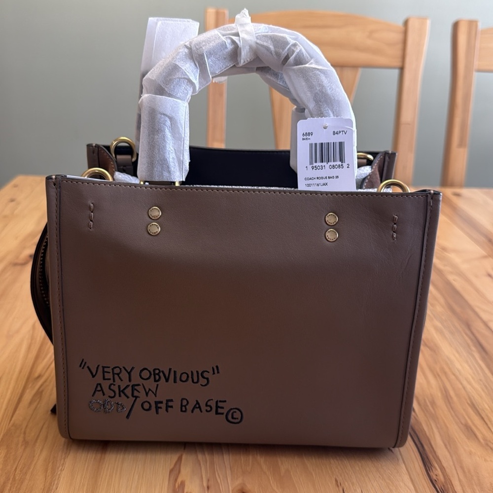 Coach X Jean Michel Basquiat Rogue Bag 25 NWT - Picture 6 of 16